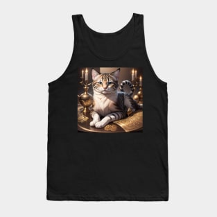 Feline Elegance Tank Top